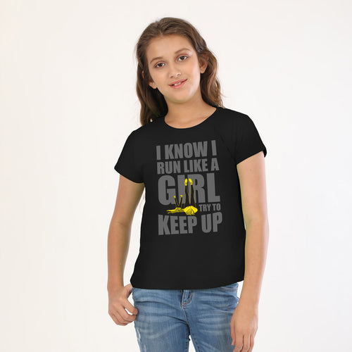 I know I run like a girl Tees