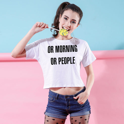 Don't Like Morning People, Crop Tops For Bffs