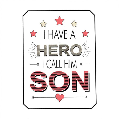 I Have A Hero Dad And Son Tshirt