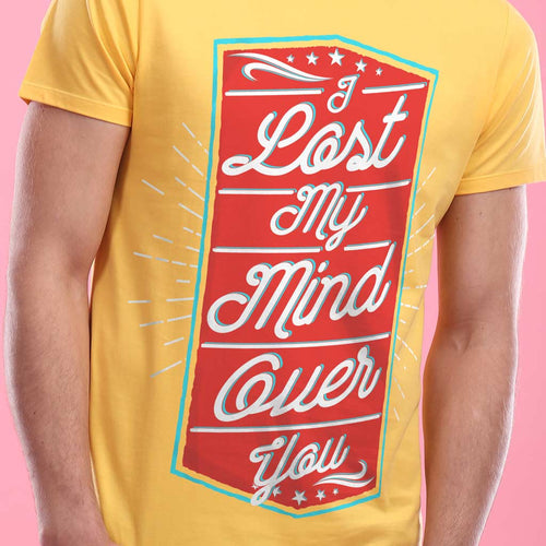 I've Lost My Mind, (Yellow) Matching Couples Tees