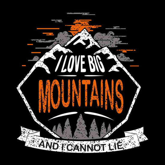 I Love Big Mountains Friends Tees