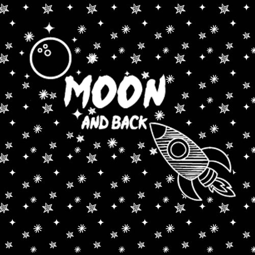 I Love To The Moon Couple Tees