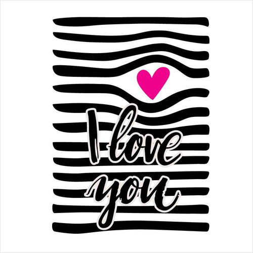 I Love You Lines Couple Tees