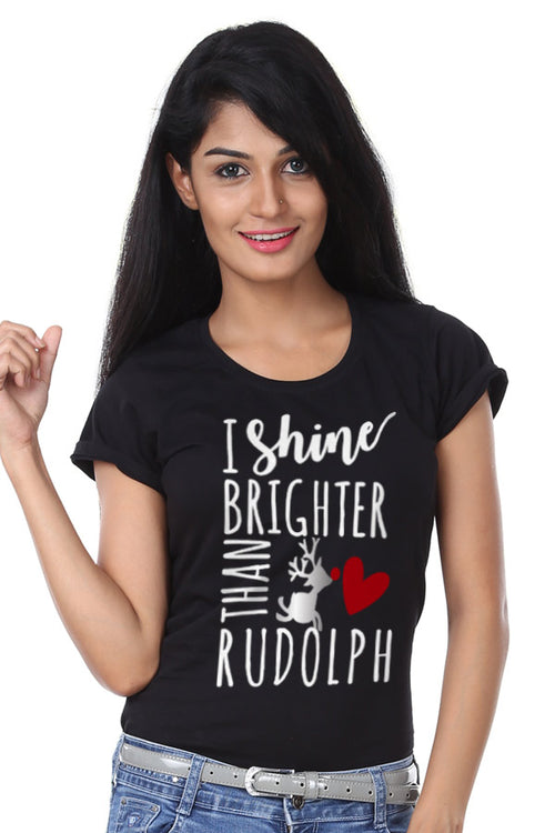 I Shine Brighter, Single Tee For Women