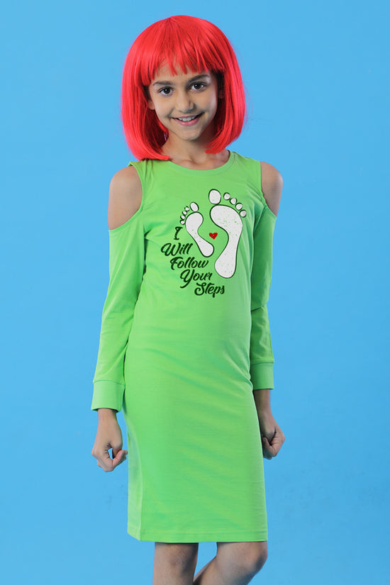 My Guide Matching Cold Shoulder Dresses For Daughter