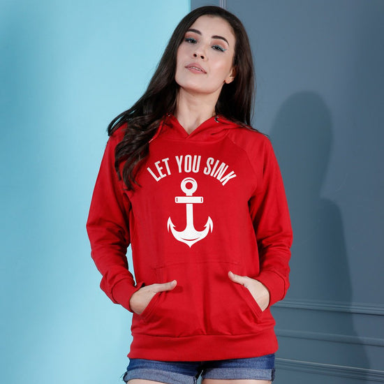 I Will Not Let You Sink Hoodies For Women