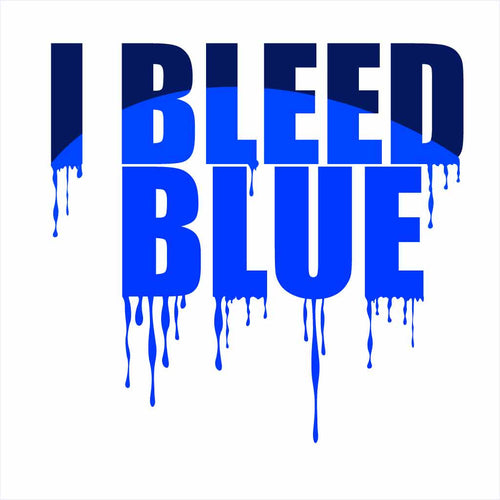 I Bleed Blue Dad & Son Tshirt
