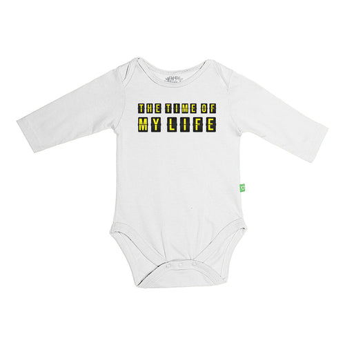 Time Of My Life, Matching White Travel Tees For Infant