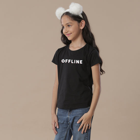 Offline, Matching Travel Tees For Girl