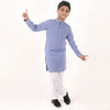 Blue Hues,  Matching Kurta And Pyjama Set For Son