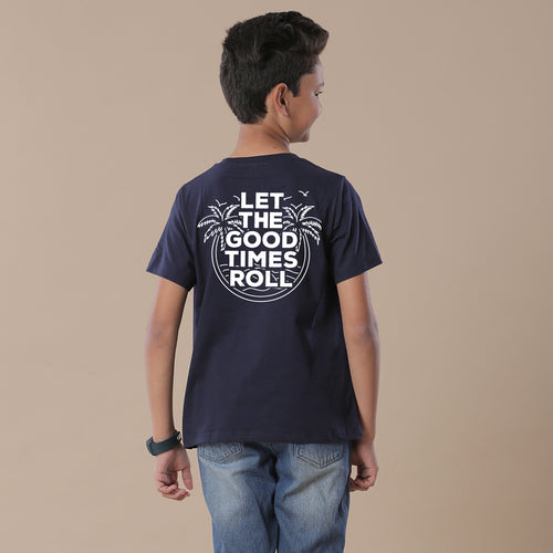Let The Good Times Roll, Matching Travel Tees For Boy