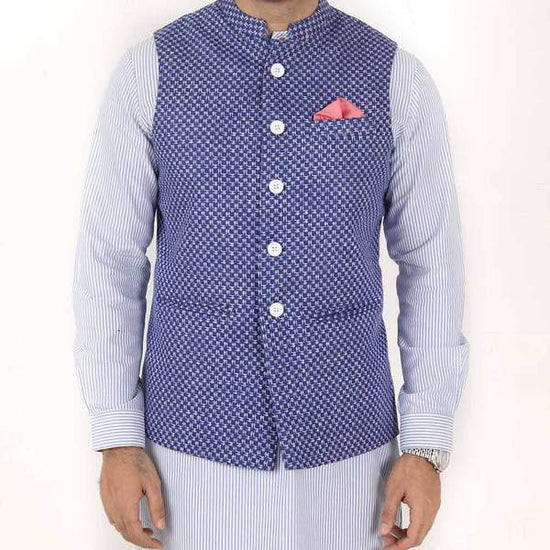 Men's Premium Men's Raw Silk Bundi/Ethnic Waist Coat