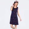 Funky Flamingos Printed Shift Dress For Women