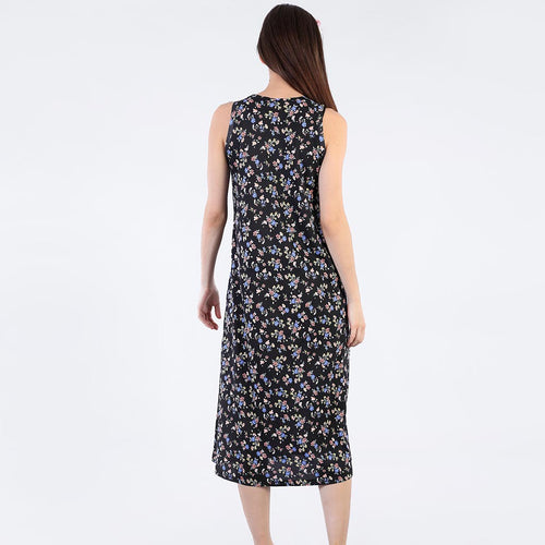 Flower Angels Printed Midi Dress For Women