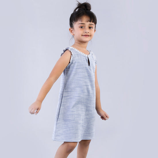 Ruffle Shift Dress For Daughter