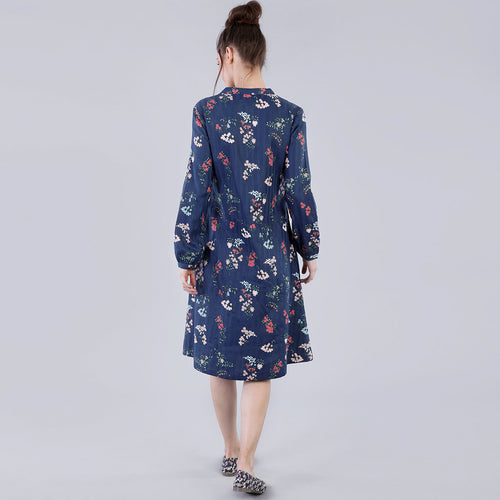 Floral Angels Shirt Dress And Printed Slip Ons For Mom And Daughter