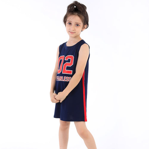 Sporty Us Shift Dress For Daughter