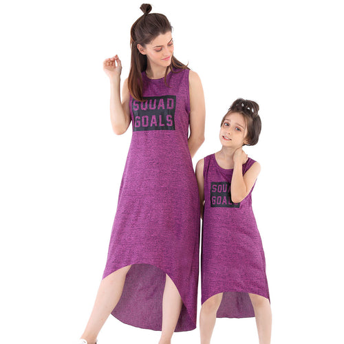 Squad Goals High Low Dress For Mom And Daughter