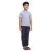 Cotton rich black moustache Print Pyjamas Only