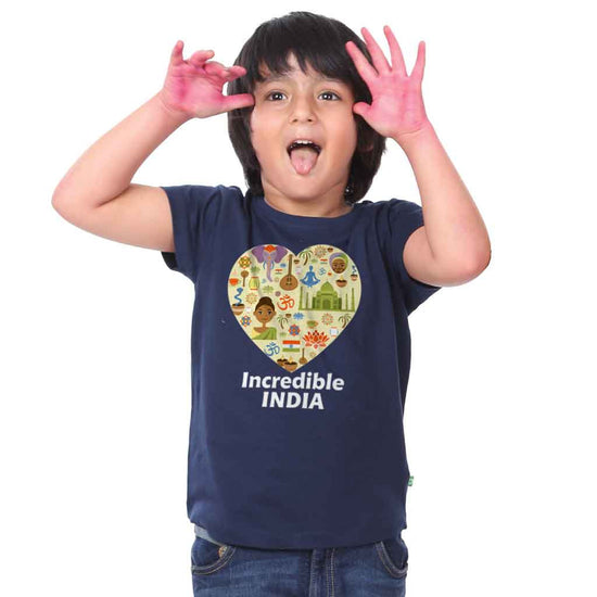 Incredible India Family Tees for son