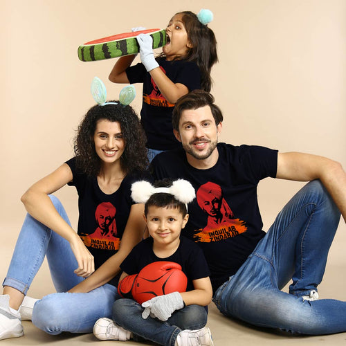 Inquilab Zindabaad Family Tees