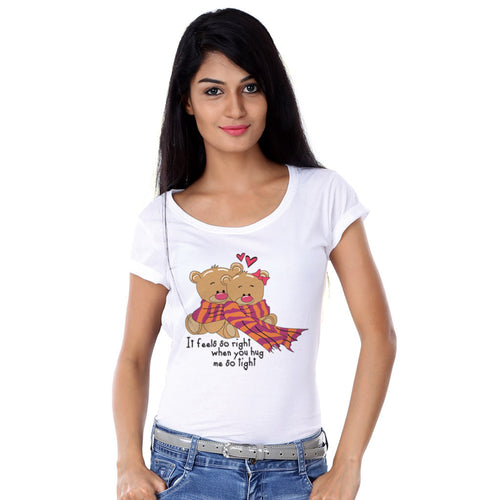 It Feels So Right Couple Tees for women