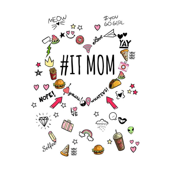 It Mom It Girl Mom Daughter Tees