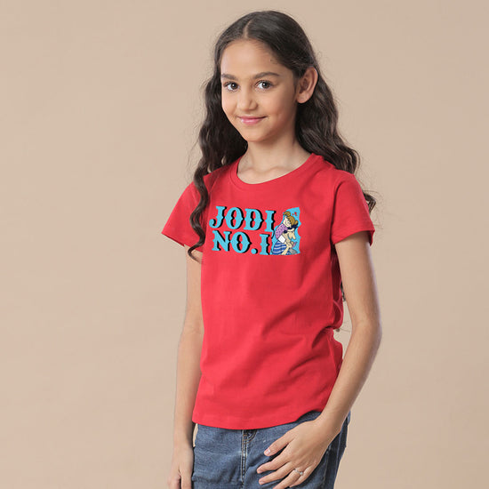 Jodi No 1 , Matching Tees For Dad And Daughter For Daughter
