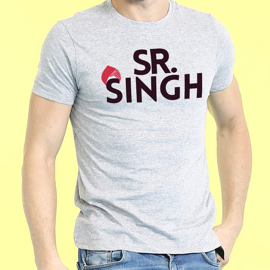 Sr/Jr Singh, Matching Punjabi Tees For Dad And Son