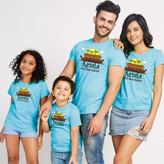Kerala Matching Tees For Family