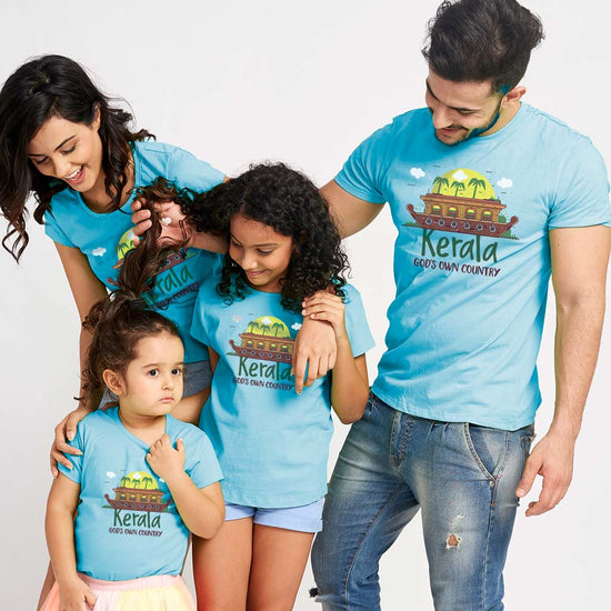 Kerala Matching Tees For Family