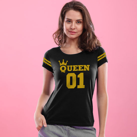 King 01/Queen 01/Mate, Matching Tees For Women