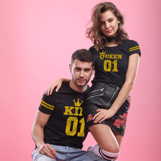King 01/Queen 01, Matching Couple Tees