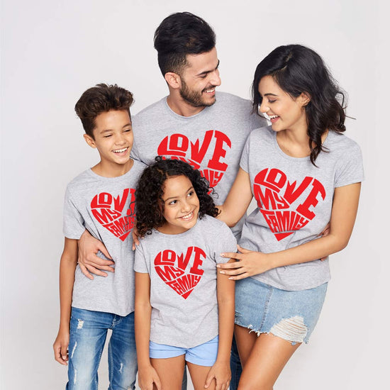 Love My Family Matching Tees