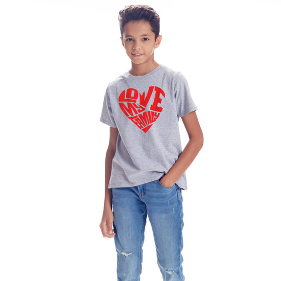 Love My Family Matching Tees For Boy