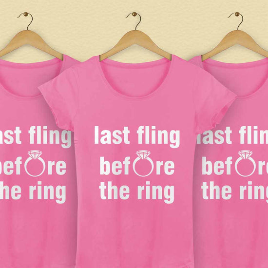 Last Fling Before the Ring Tees