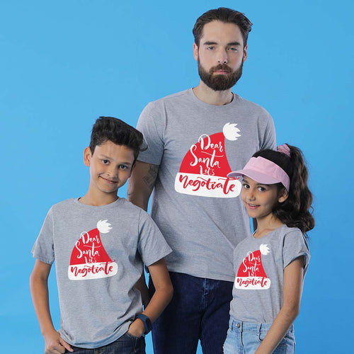 Let’s Negotiate, Dad, Son And Daughter Similar Tees