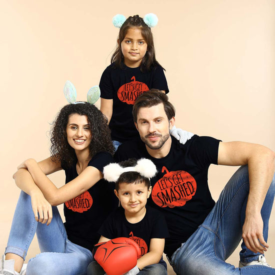 Let's Get Smashed Halloween Family Tees