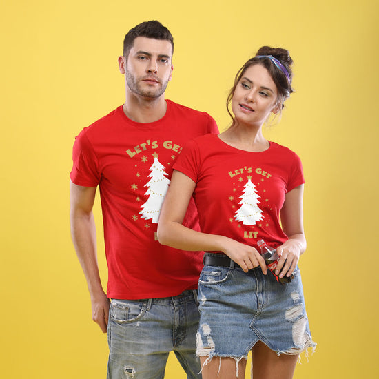 Lets Get Lit Couple Tees
