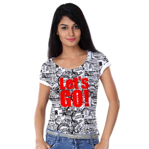 Lets Go Friends Tees for women