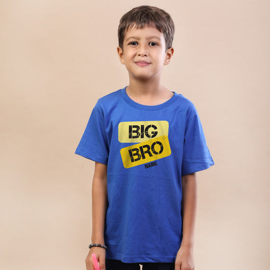 Big Bro, Personalised Tee For Brother