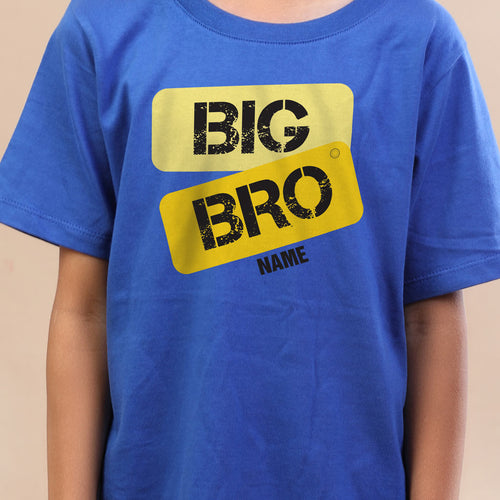 Big Bro, Personalised Tee For Brother