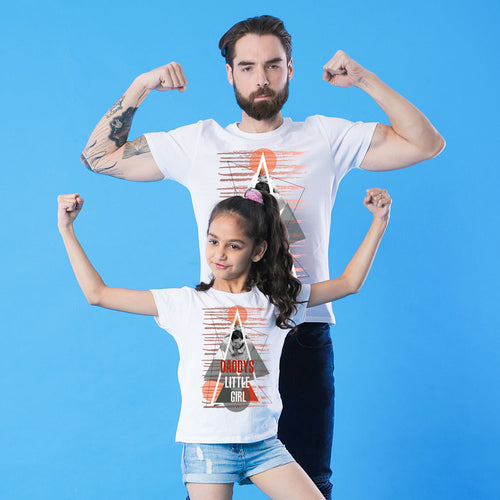 Little Girls Dad Matching Father & Son Tees