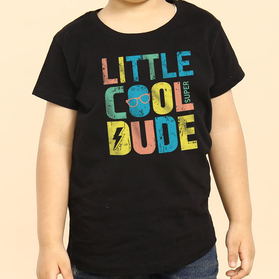 Big/Little Cool Dude, Matching Tees For Brothers