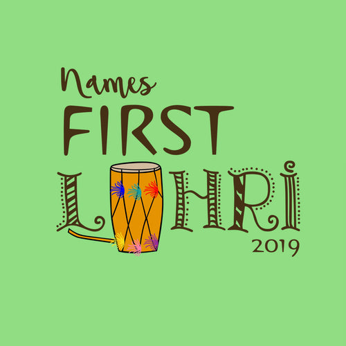 First Lohri,  Personalized Bodysuit For Baby