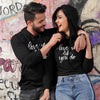 Love Me Like You Do, Matching Black Hoodie For Men And Crop Hoodie For Women
