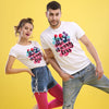 Love More Worry Less Couple Tees