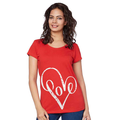 Love Typography Couple Tees