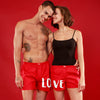 Love Combo Matching Red Couple Boxers