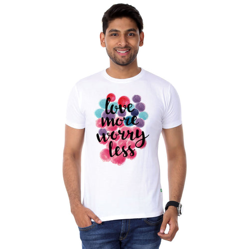 Love More Worry Less Couple Tees